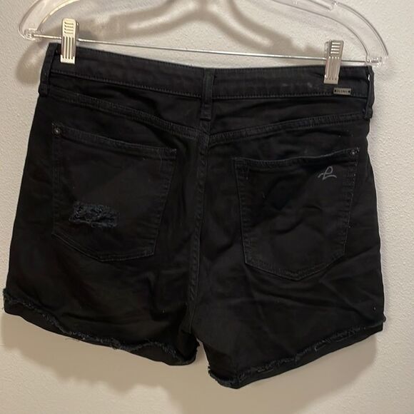DL 1961 woman’s black Monet ultra high rise shorts - Picture 8 of 16